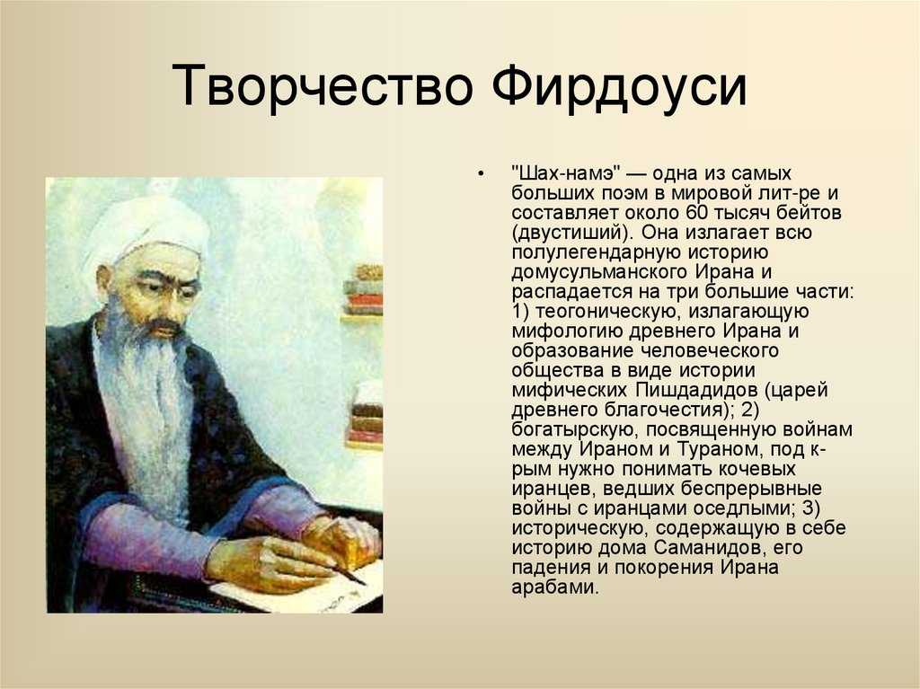 Фирдоуси - биография. история жизни. профессиональные и личные достижения.