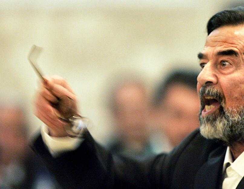 Президент ирака саддам хусейн: история его правления
